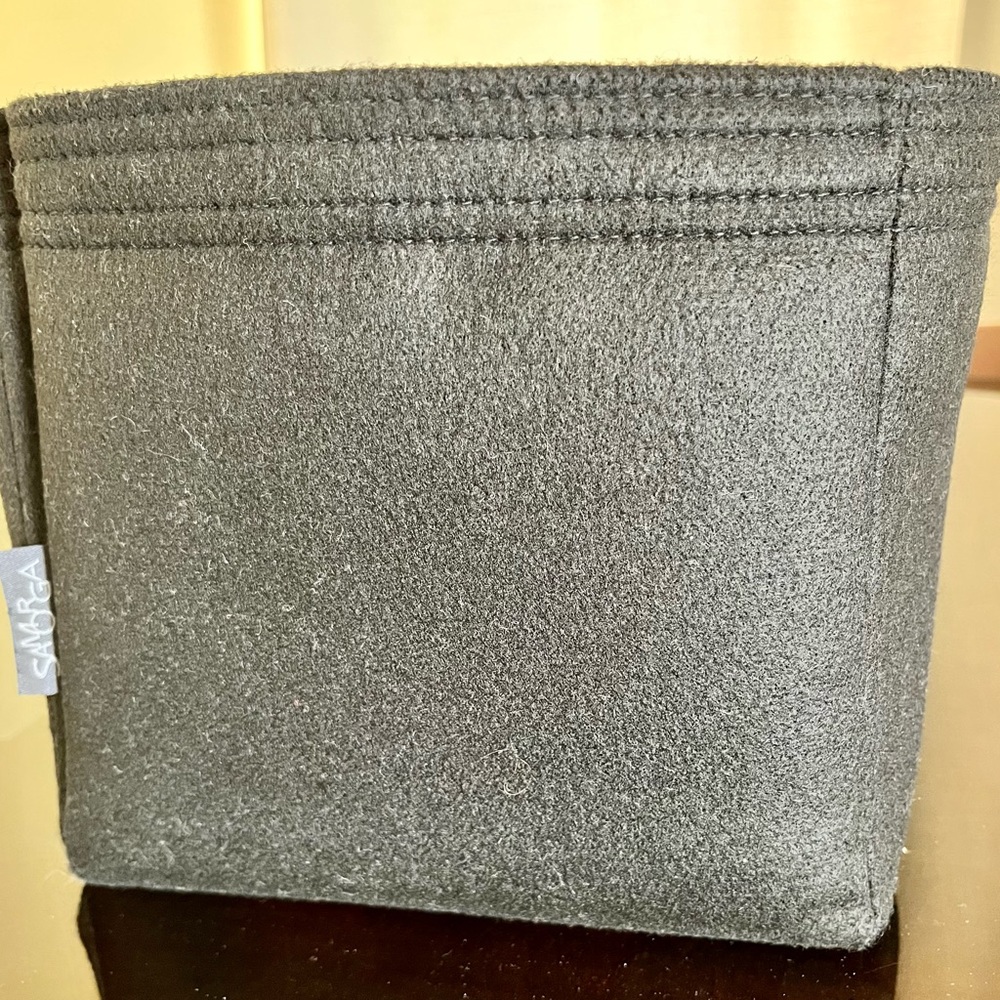 Preowned Samorga organizer insert for Hermes Picotin 22 in black